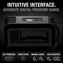 Load image into Gallery viewer, NOCO AIR20: UltraFast 20A Tire Inflator - 12V Portable Air Compressor Pump, 100 PSI Max – 47 SLPM Airflow Inflates 0–40 PSI in 2.5 Minutes – Digital Gauge + Auto-Shutoff