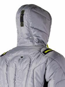 Alpinestars Mohobbs Waterproof Jacket, All-Weather Motorcycle Gear, Lightweight & Durable Protection, Lunar Gray/Lime Punch, 3X-Large