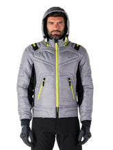 Load image into Gallery viewer, Alpinestars Mohobbs Waterproof Jacket, All-Weather Motorcycle Gear, Lightweight &amp; Durable Protection, Lunar Gray/Lime Punch, 3X-Large