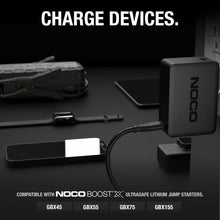 Load image into Gallery viewer, NOCO U65 65W Boost X USB-C Fast Charger for GBX45, GBX55, GBX75, and GBX155 UltraSafe Lithium Jump Starters, Plus MacBook, iPad, iPhone, Galaxy, Dell, Note, Pixel, Lenovo, HP, Switch, and More, Black