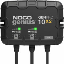 Load image into Gallery viewer, NOCO Genius GENPRO10X2: 2-Bank, 20A Onboard Battery Charger - 10A Per Bank, 12V Waterproof Marine Charger with Overcharge Protection &amp; Temperature Compensation – for Lead-Acid &amp; Lithium Batteries