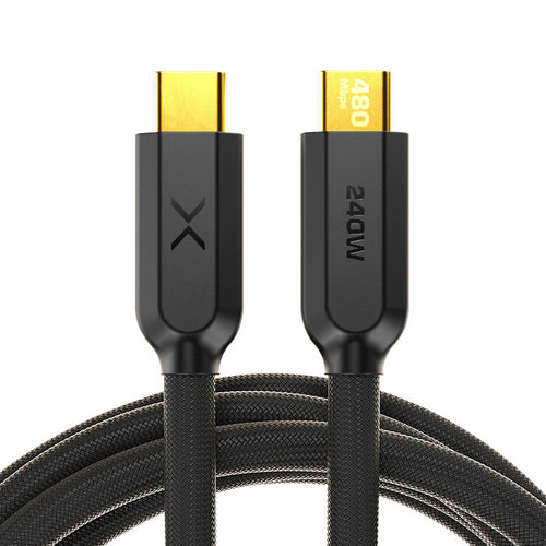 NOCO XGrid XC3: 240W USB-C to USB-C Cable – Type C Fast Charging Cord, USB-IF Certified, Smart E-Marker Chip, 480Mbps Data, UltraFlex Braided Nylon + Silicone Jacket, 10-Foot Durable Design