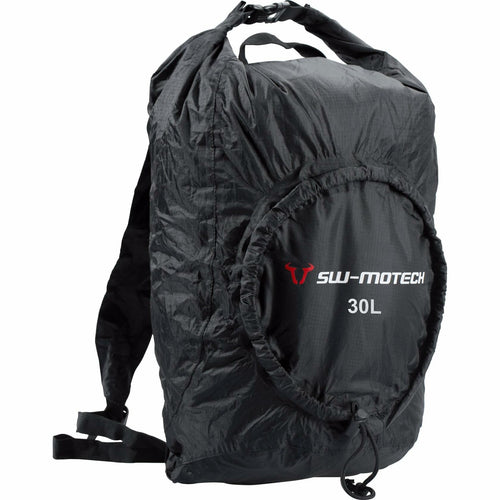 Flexpack Backpack SW-MOTECH 30 L. Black. Water-Resistant. Foldable