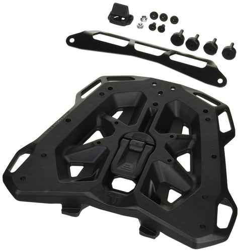 SW Motech GPT 00.152.54300/B Street Rack Adaptor Plate for Givi/Kappa Monolock Topcase – Black