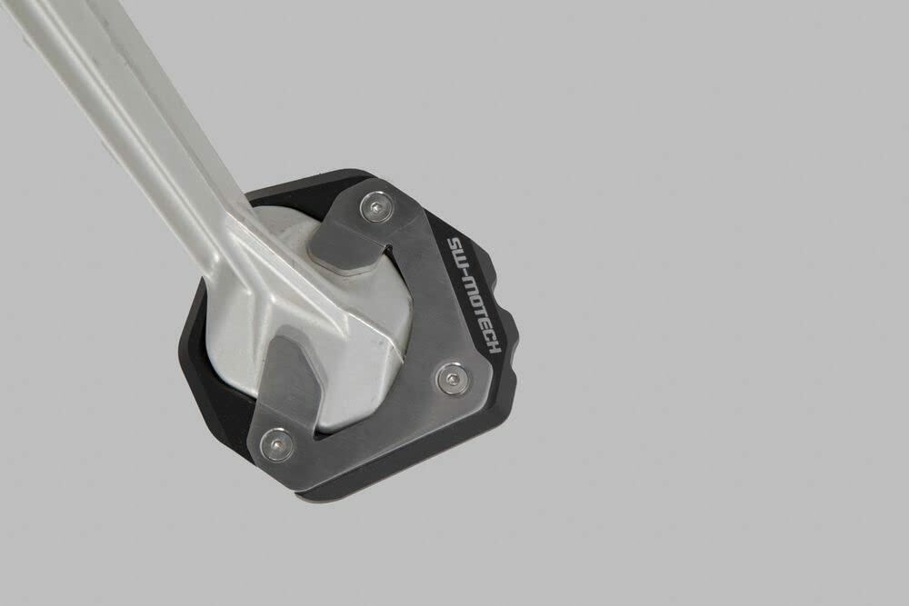 SW-Motech Side Stand Extension - Black/Silver Yamaha Ténéré 700 Models (19-)