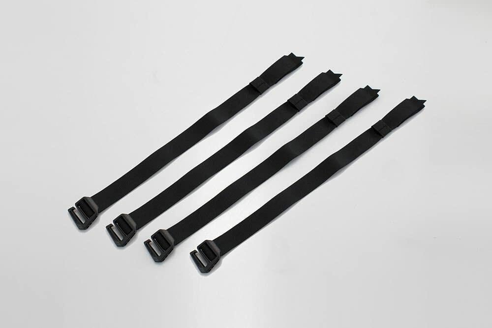 SW-Motech SysBag Strap Set Black 4 Fastening Straps