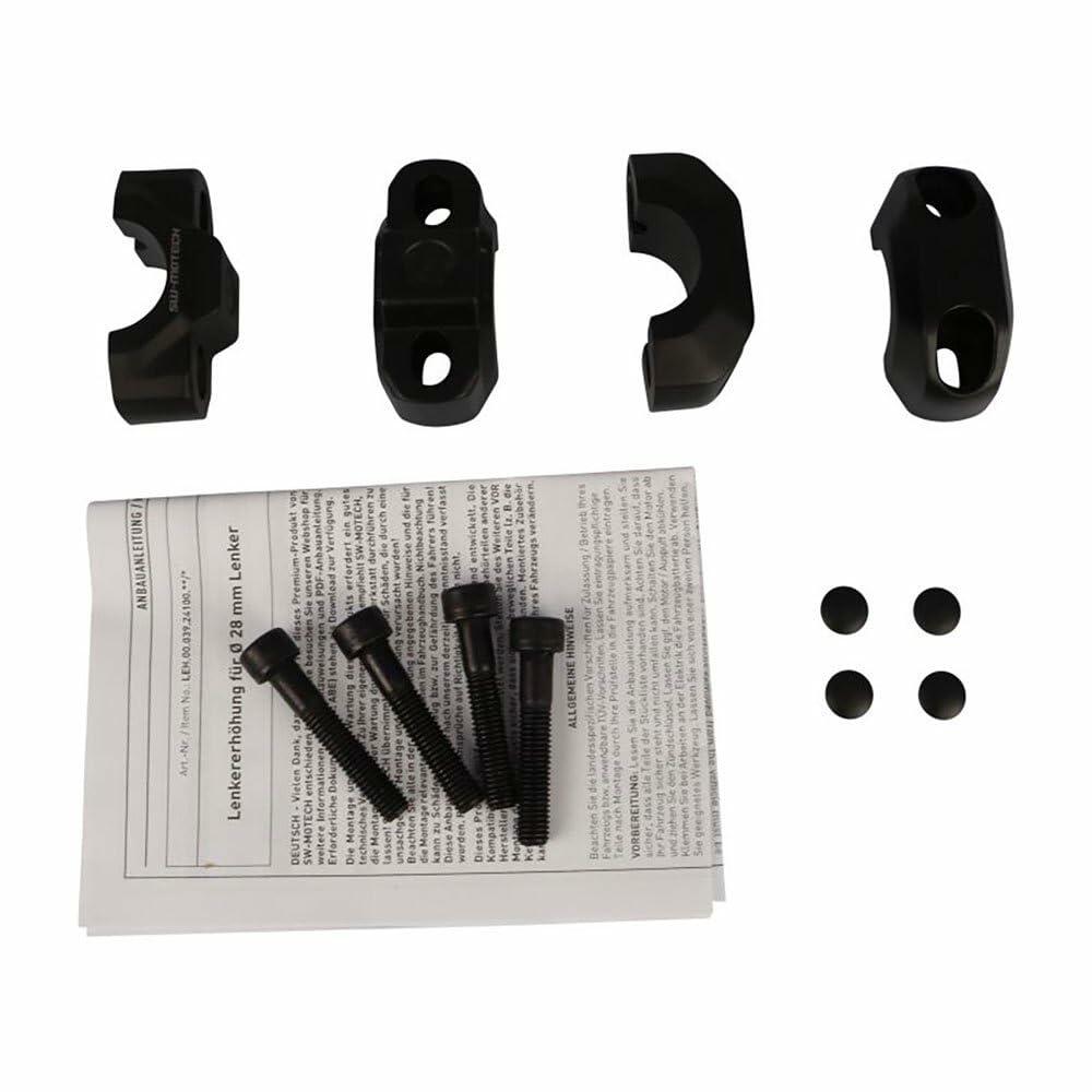 SW Motech Bar riser for ? 28 mm handlebar | LEH.00.039.24100.20/B