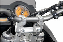 Load image into Gallery viewer, SW-Motech Barback Handlebar Riser up 40-50mm. Silver. LEH.00.039.171/S