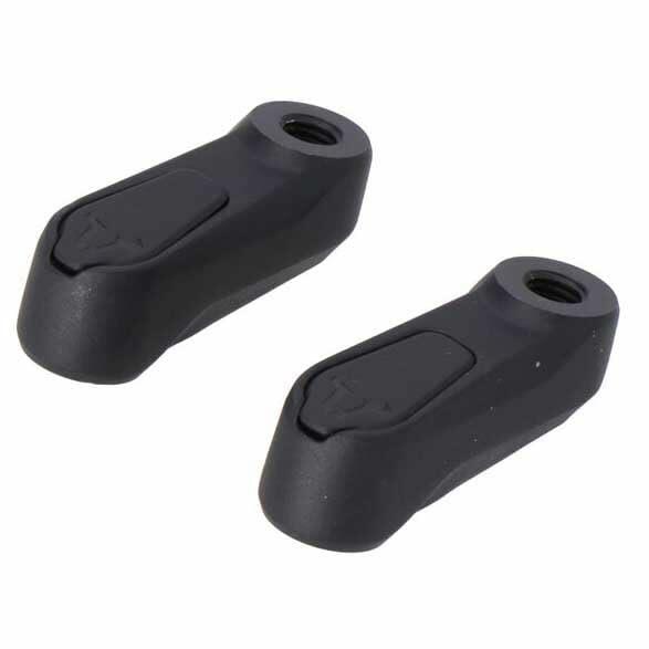 SW-MOTECH Right/Right Mirror Extension. M10 x 1.25 Black