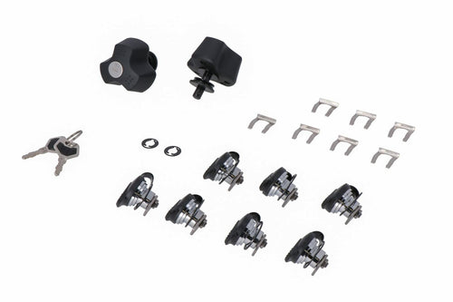 Trax Lock Set with Anti-Theft Protection PRO 9 Matching Locks, 2 Keys. Anti-Theft Protection