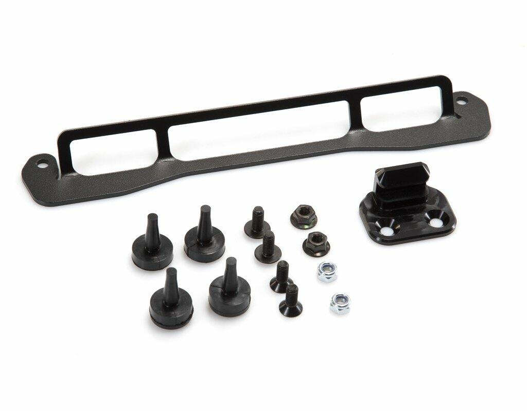 SW-MOTECH Adventure-Rack Pannier Rack Adaptor Kit for Shad. Black