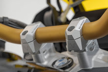 Load image into Gallery viewer, SW-Motech Bar back variable for Ø32 handlebars - H=32 mm. Spine 5/10/15/20/25/30 mm. Silver.