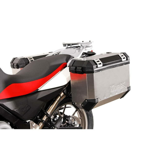 SW-MOTECH Quick-Lock Sidecarrier (BMW G650GS, '11-) Evo Style for Micatech, Givi, TraX ALU-BOX, & Krauser sidecase