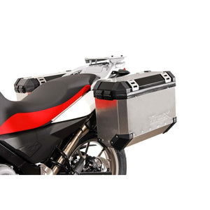 SW-MOTECH Quick-Lock Sidecarrier (BMW G650GS, '11-) Evo Style for Micatech, Givi, TraX ALU-BOX, & Krauser sidecase