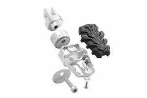 SW-MOTECH Footrest Kit EVO Honda CRF1000L Africa Twin (15-17)/XL600V Transalp (87-99)/XRV650 Africa Twin(87-90)/XRV750 Africa Twin (89-03) FRS.01.112.102011