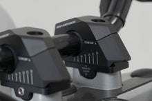 Load image into Gallery viewer, SW-Motech Bar back variable for Ø22 handlebars - H=25mm. Back 5/10/15/20/25/30mm. Black.