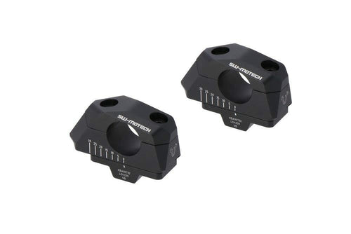 SW-Motech Bar back variable for Ø28 handlebars - H=28mm. Back 5/10/15/20/25/30mm. Black.