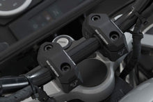 Load image into Gallery viewer, SW-Motech Bar back variable for Ø22 handlebars - H=25mm. Back 5/10/15/20/25/30mm. Black.