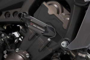 Slider Set for Frame SW-MOTECH Black. Yamaha Mt-09/Tracer, Xsr900/Abarth