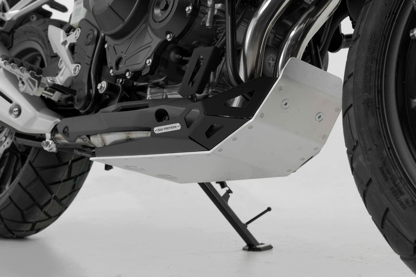 SW-MOTECH Engine Guard Black/Silver. Fits Honda CB500X (18-). | MSS.01.919.10000