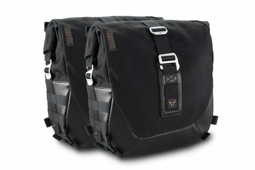 SW-Motech BC.HTA.11.743.20100 Legend Gear Black Edition Triumph Bonneville T100 2016 / T120 2015 Side Bag Set Black Size 19 6-26 27