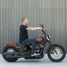 Load image into Gallery viewer, Biltwell | Tracker Handlebar | Black Electroplate | TBW with Insert | 1&quot; | Compatible With Cable Operated Throttles and Harley&#39;s Throttle-By-Wire Control Module