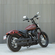 Load image into Gallery viewer, Biltwell | Tracker Handlebar | Black Electroplate | TBW with Insert | 1&quot; | Compatible With Cable Operated Throttles and Harley&#39;s Throttle-By-Wire Control Module