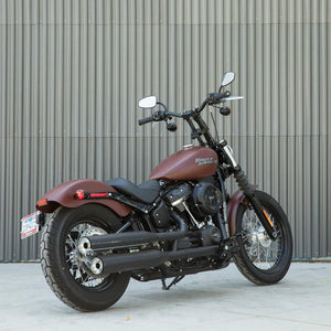 Biltwell | Tracker Handlebar | Black Electroplate | TBW with Insert | 1" | Compatible With Cable Operated Throttles and Harley's Throttle-By-Wire Control Module