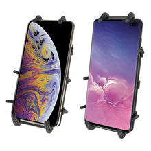 Load image into Gallery viewer, RAM MOUNTS Quick-Grip Large Phone Mount with Handlebar U-Bolt Base RAM-B-149Z-A-PD4U with Short Arm for Motorcycle, ATV/UTV, Bike