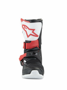Alpinestars 2014524-2030-12: Tech 3S Kids Boots White/Blk/Bt Red Sz 12