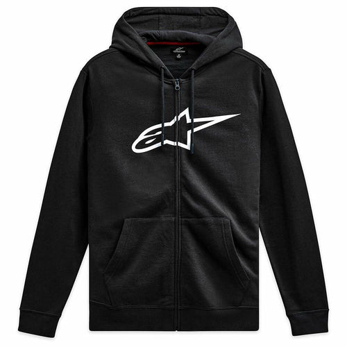 Alpinestars Ageless V3 Zip Hoodie (X-Large, Black/White), Black/White, X-Large