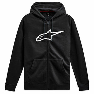 Alpinestars Ageless V3 Zip Hoodie (X-Large, Black/White), Black/White, X-Large
