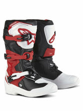 Load image into Gallery viewer, Alpinestars 2014024-2030-2: Tech 3S Youth Boots Wht/Blk/Bt Red Sz 2