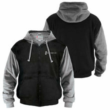Load image into Gallery viewer, Gerbing 7V Battery Mens Heated Zip Up Hoody Black/Gray SM - Motomike Canada