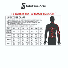 Load image into Gallery viewer, Gerbing 7V Battery Mens Heated Zip Up Hoody Black/Gray SM - Motomike Canada