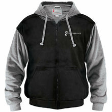 Load image into Gallery viewer, Gerbing 7V Battery Mens Heated Zip Up Hoody Black/Gray SM - Motomike Canada