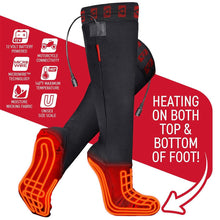Load image into Gallery viewer, Gerbing 12V Heated Sock Liners Black SM - Motomike Canada