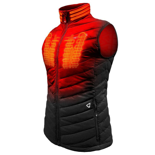 Gerbing 7V Khione Womens Heated Puffed Vest 2.0 Black LG
