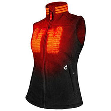 Load image into Gallery viewer, Gerbing 7V Thermite Womens Fleece Heated Vest 2.0 Black XL - Motomike Canada
