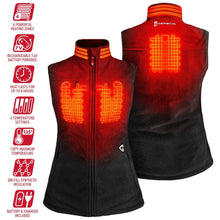 Load image into Gallery viewer, Gerbing 7V Thermite Womens Fleece Heated Vest 2.0 Black XL - Motomike Canada