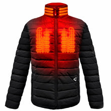Load image into Gallery viewer, Gerbing 7V Khione Mens Heated Puffed Jacket 2.0 Black XL