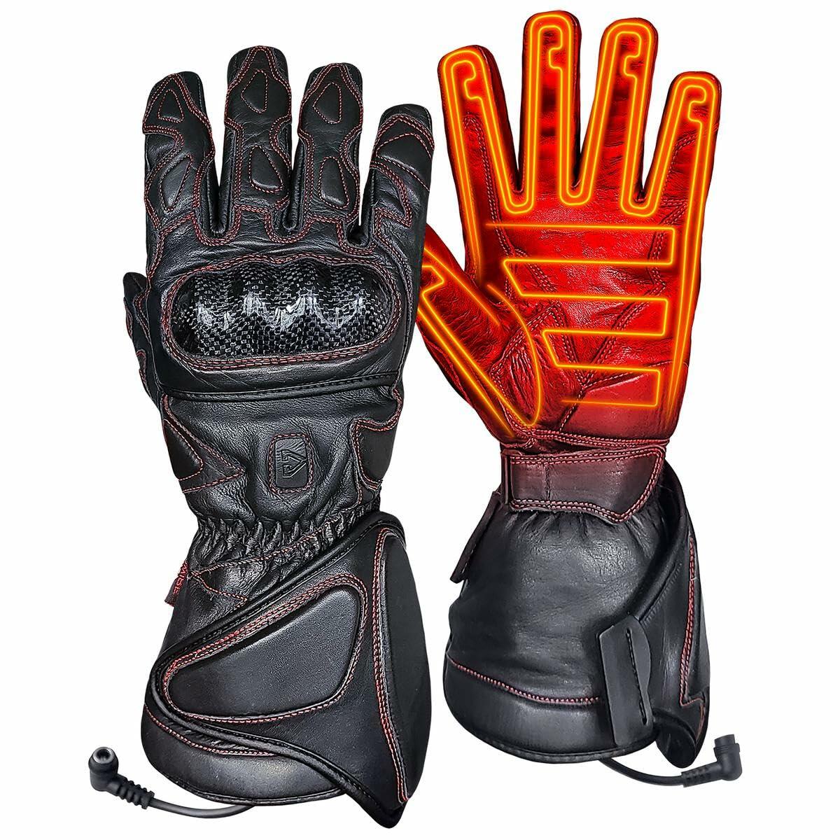 Gerbing 12V Extreme Mens Hard Knuckle Heated Gloves Black 3XL