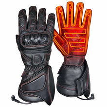 Load image into Gallery viewer, Gerbing 12V Extreme Mens Hard Knuckle Heated Gloves Black LG