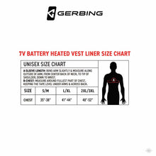 Load image into Gallery viewer, Gerbing 7V Battery Heated Vest Liner Black SM/MD