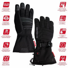 Load image into Gallery viewer, Gerbing S7 Mens Battery Heated Gloves Black LG