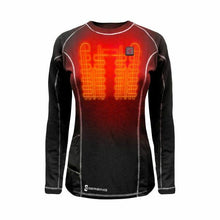 Load image into Gallery viewer, Gerbing 7V Base Layer - Black W/Accents - Women s - L