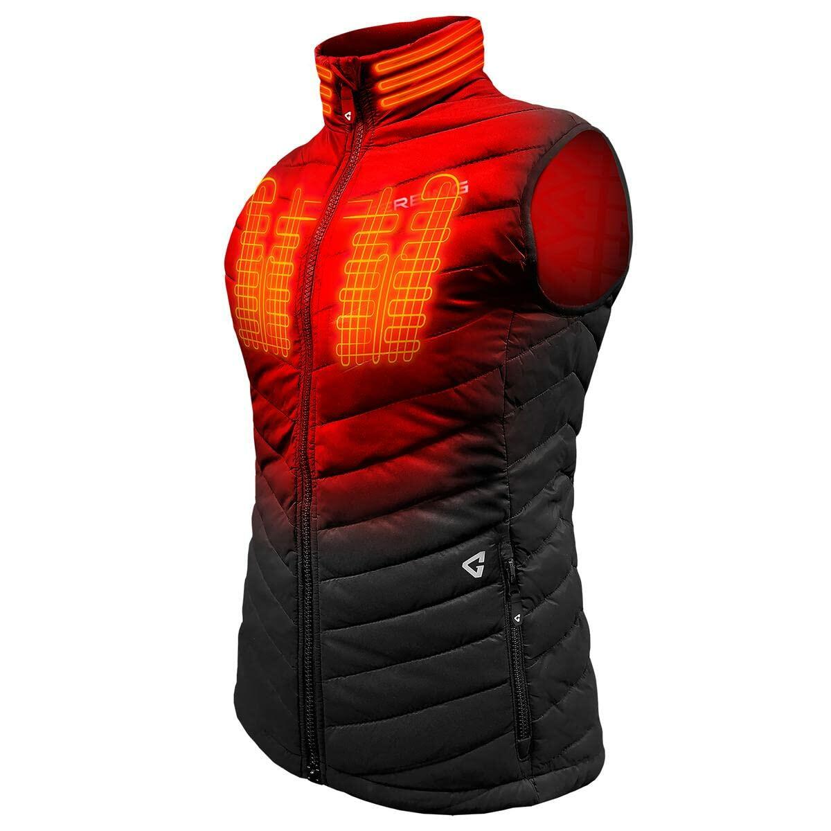 Gerbing 7V Khione Womens Heated Puffed Vest 2.0 Black SM