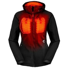 Load image into Gallery viewer, Gerbing 7V Torrid Womens Softshell Heated Jacket 2.0 Black LG