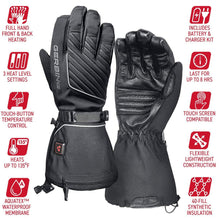 Load image into Gallery viewer, Gerbing Atlas Ultra-Flex 7V Battery Mens Heated Gloves Black MD