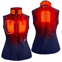Load image into Gallery viewer, Gerbing 7V Torrid Womens Softshell Heated Vest 2.0 Navy Blue XL
